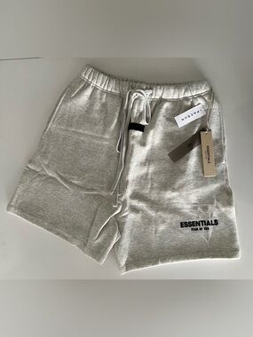 Essentials Fear Of God SS22 Light Oatmeal Shorts